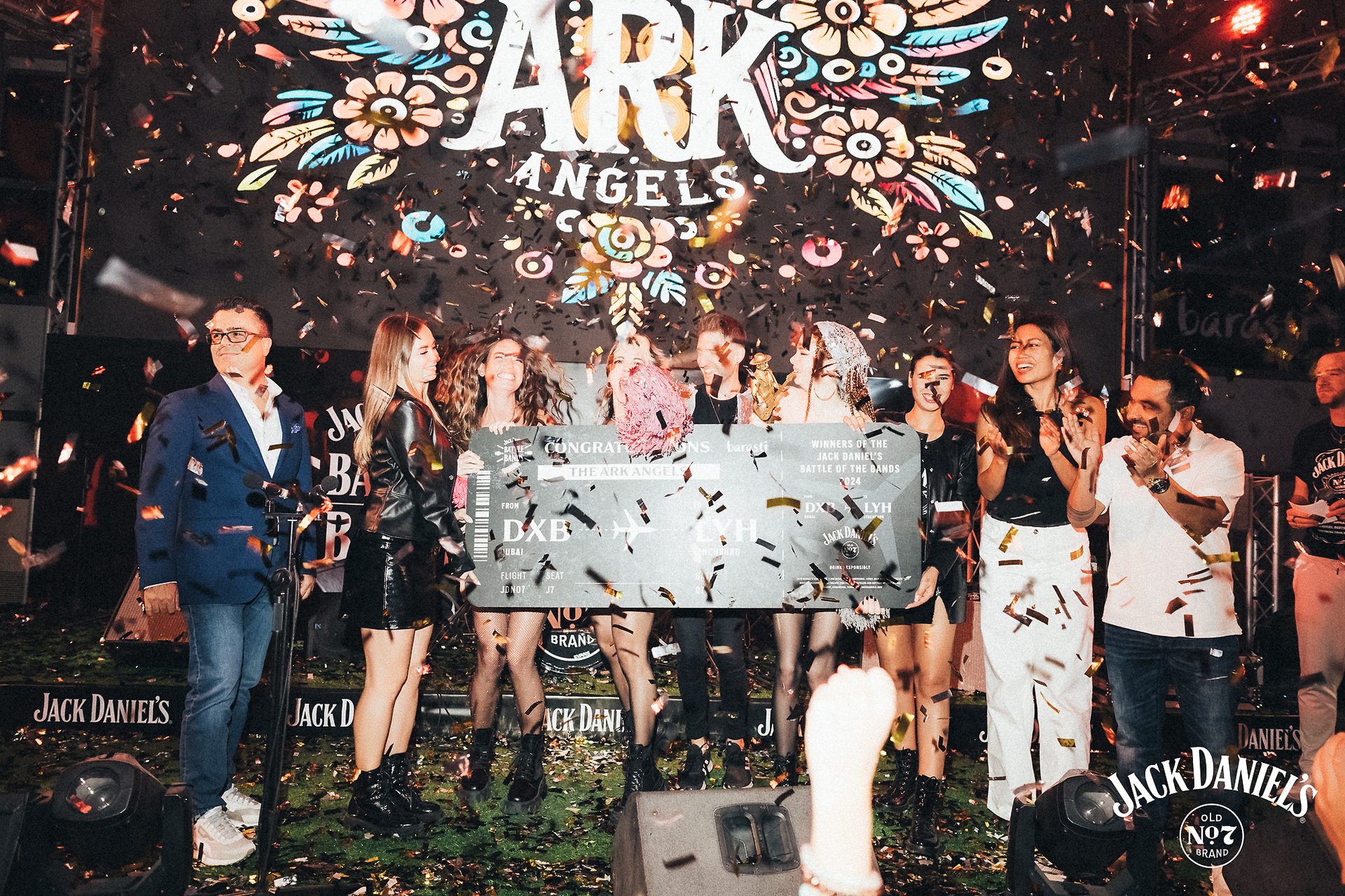 Ark Angels winning Battle of the Bands